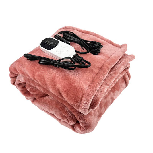 Electric Heated Blanket 9 Heating Levels Flannel Heated Blanket Portable Flannel Blanket Quickly Heated Cape Pad