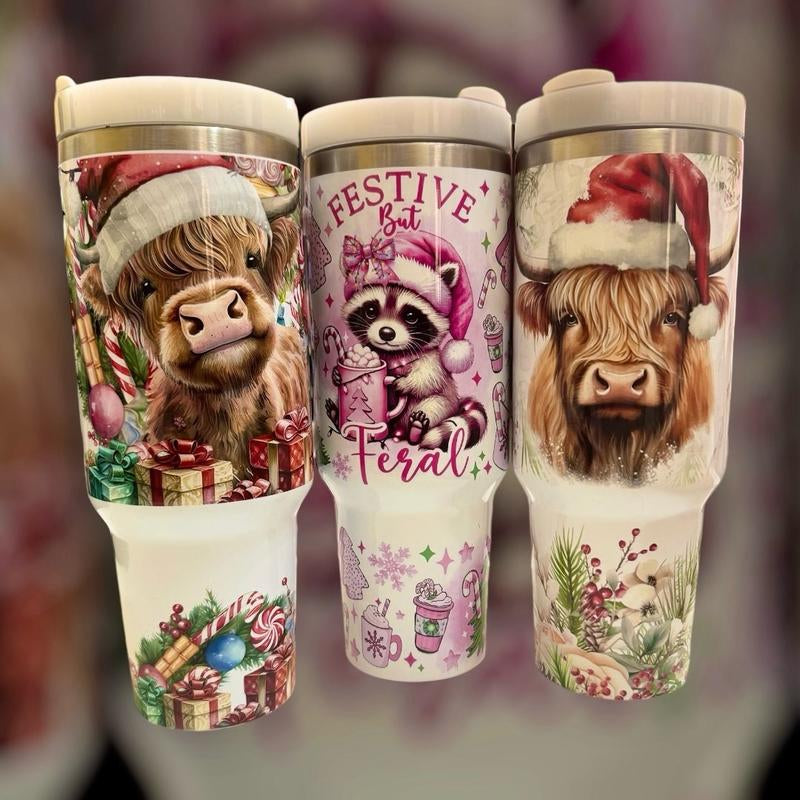 Christmas Animal Tumbler